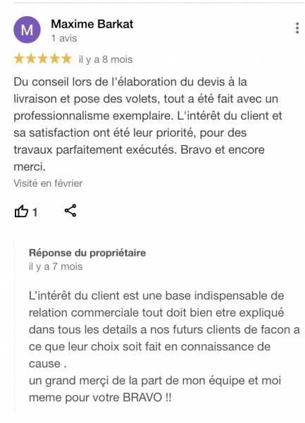 Avis Boiseries provencales