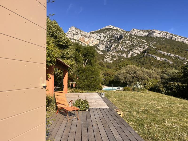 Volets CTBX Okoumé sur mesure rénovation villa Aubagne