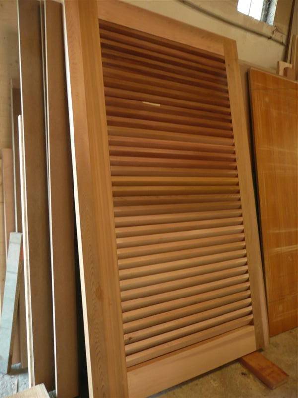 Volets persiennes à lames à la française fabriqués à Auriol