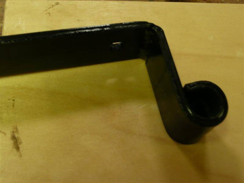 Exemple de penture déportée