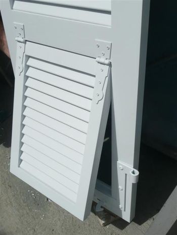 Volets à portissol dans le Sud de la France