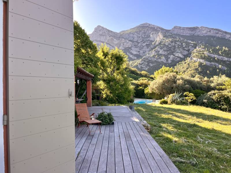  remplacement complet de volets CTBX Okoumé sur villa à Aubagne