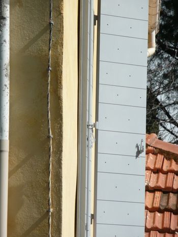 Voici des volets provençaux sur Sanary